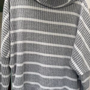 BB Dakota by Steve Madden Striped Cowl Neck Sweater
